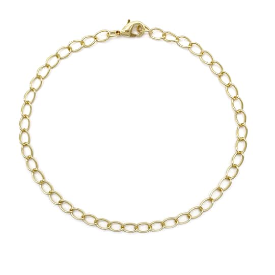 18K Gold Plated Curb Bracelet by Bead Landing™